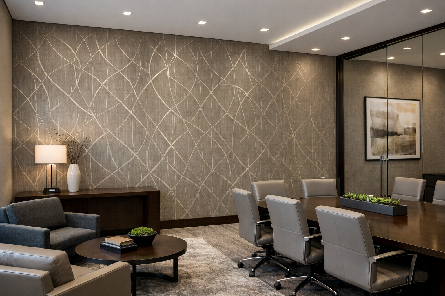 First Rate Power Wash, LLC commercial wallpaper installation in Jacksonville FL